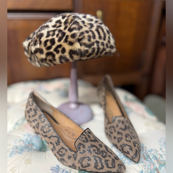 Sofft Shoes - Leopard Print Women's Leather Loafers Sofft Brand Comfy Cute